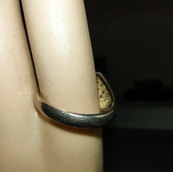 Pave Crystal Gold Heart Ring - Picture 9 of 13